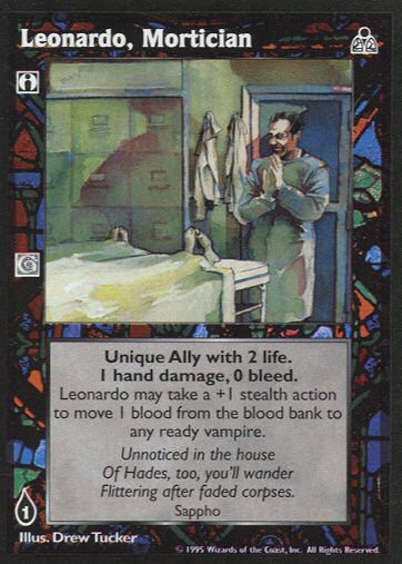 Leonardo, Mortician [DS set] - VTES CCG