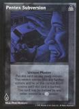Pentex(TM) Subversion [DS set] - VTES CCG