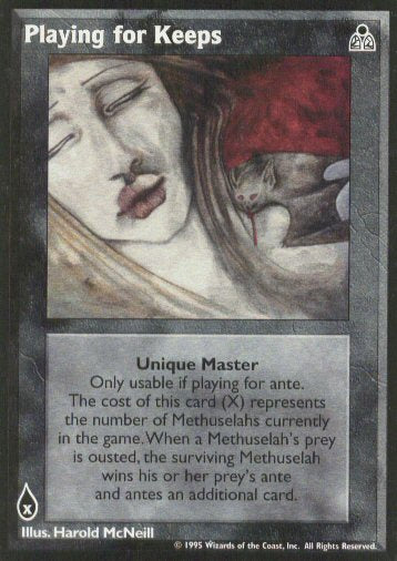 Playing for Keeps [DS set] - VTES CCG