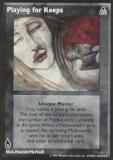 Playing for Keeps [DS set] - VTES CCG