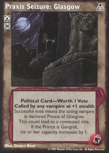 Praxis Seizure: Glasgow [DS set] - VTES CCG