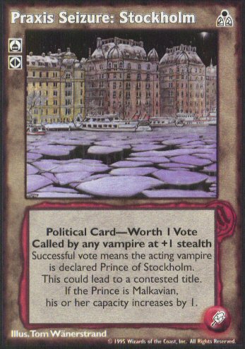 Praxis Seizure: Stockholm [DS set] - VTES CCG