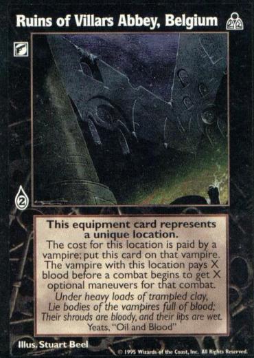 Ruins of Villers Abbey, Belgium [DS set] - VTES CCG