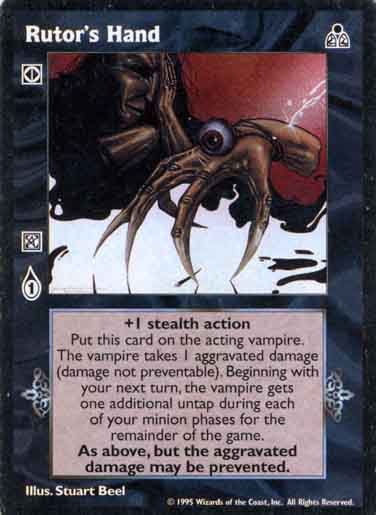 Rutor's Hand [DS set] - VTES CCG