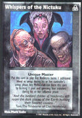 Whispers of the Nictuku [DS set] - VTES CCG
