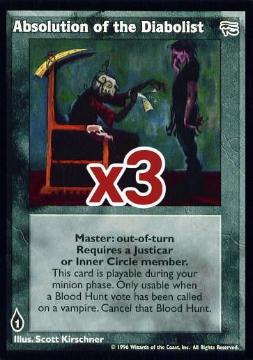Absolution of the Diabolist [AH set] - VTES CCG