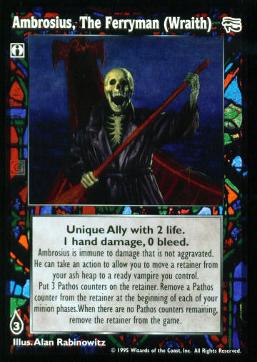 Ambrosius, The Ferryman [AH set] - VTES CCG