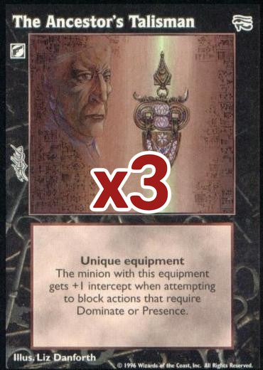 The Ancestor's Talisman [AH set] - VTES CCG