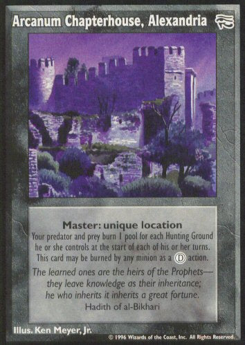 Arcanum Chapterhouse, Alexandria [AH set] - VTES CCG
