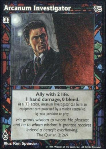 Arcanum Investigator [AH set] - VTES CCG