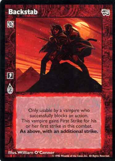 Backstab [AH set] - VTES CCG
