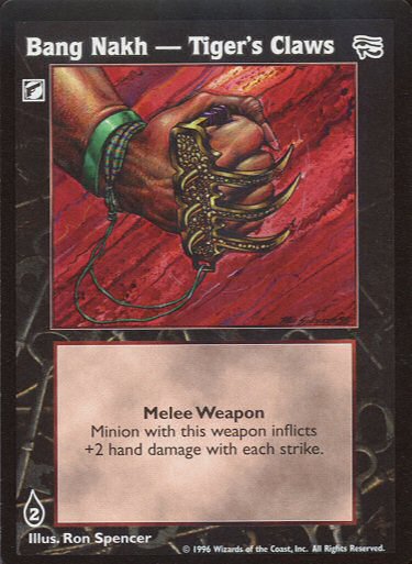 Bang Nakh  Tiger's Claws [AH set] - VTES CCG