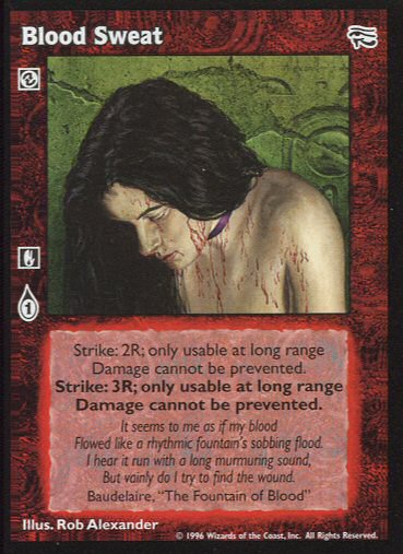 Blood Sweat [AH set] - VTES CCG