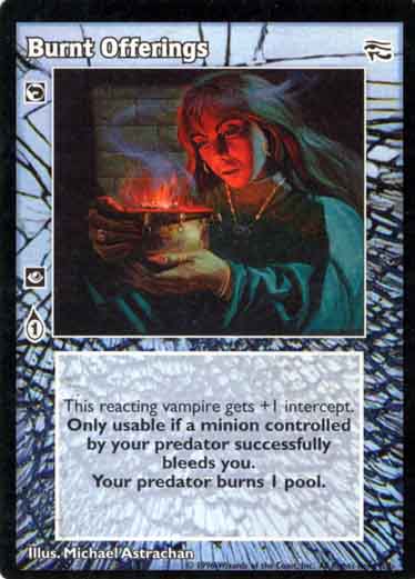 Burnt Offerings [AH set] - VTES CCG