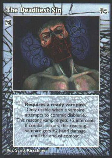 The Deadliest Sin [AH set] - VTES CCG