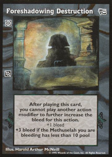 Foreshadowing Destruction [AH set] - VTES CCG