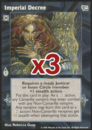 Imperial Decree [AH set] - VTES CCG