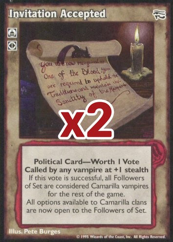 Invitation Accepted [AH set] - VTES CCG
