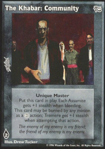 The Khabar: Community [AH set] - VTES CCG