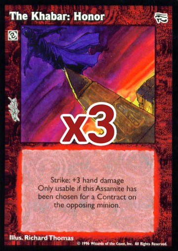 The Khabar: Honor [AH set] - VTES CCG