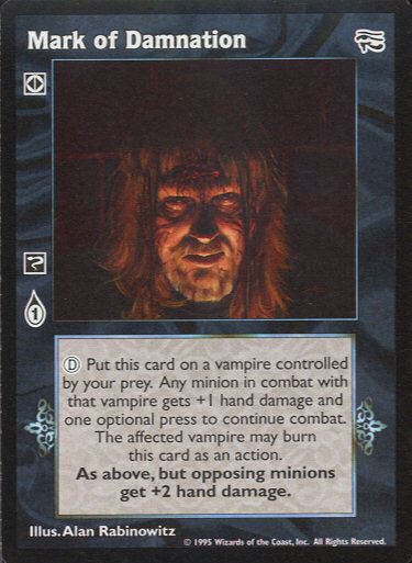 Mark of Damnation [AH set] - VTES CCG