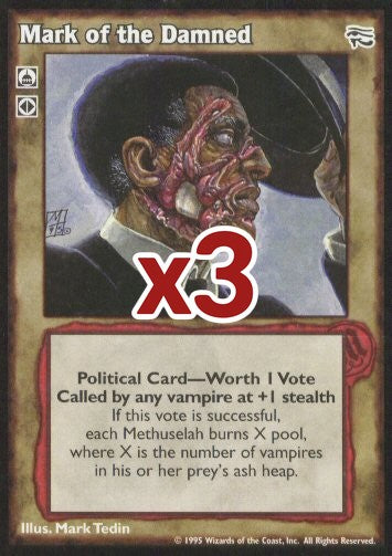 Mark of the Damned [AH set] - VTES CCG