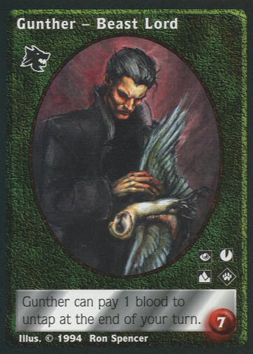 Gunther, Beast Lord [Jyhad set] - VTES CCG