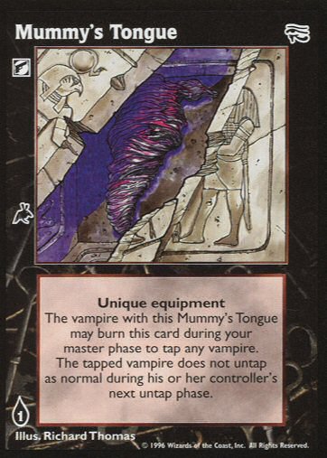 Mummy's Tongue [AH set] - VTES CCG