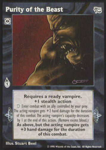 Purity of the Beast [AH set] - VTES CCG