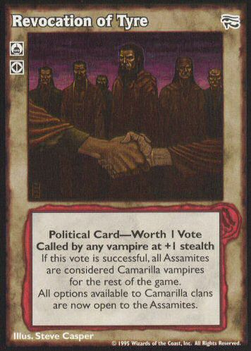 Revocation of Tyre [AH set] - VTES CCG