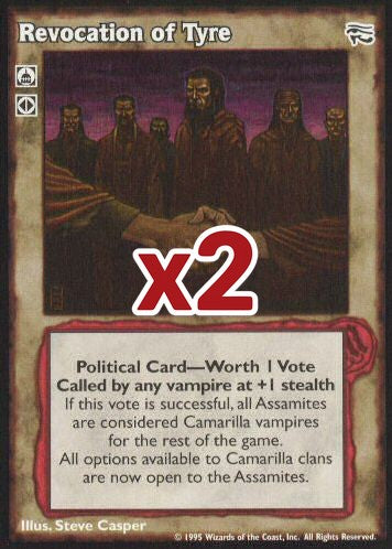 Revocation of Tyre [AH set] - VTES CCG