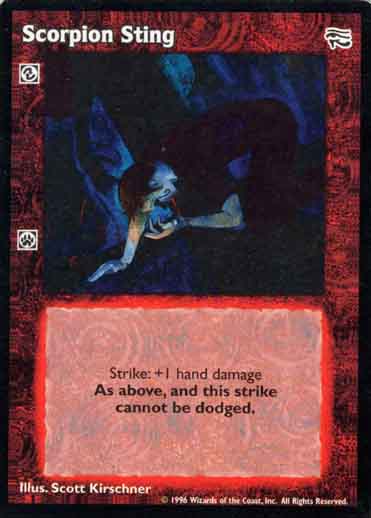 Scorpion Sting [AH set] - VTES CCG