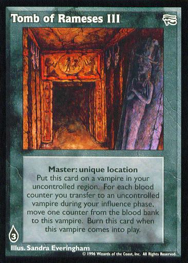 Tomb of Rameses III [AH set] - VTES CCG