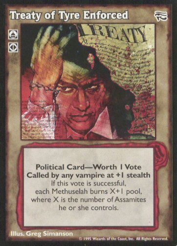 Treaty of Tyre Enforced [AH set] - VTES CCG
