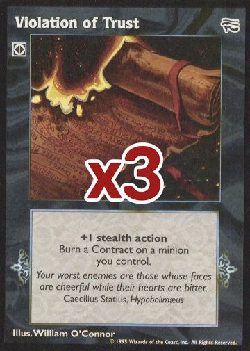 Violation of Trust [AH set] - VTES CCG