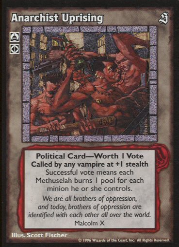 Anarchist Uprising [Sabbat set] - VTES CCG
