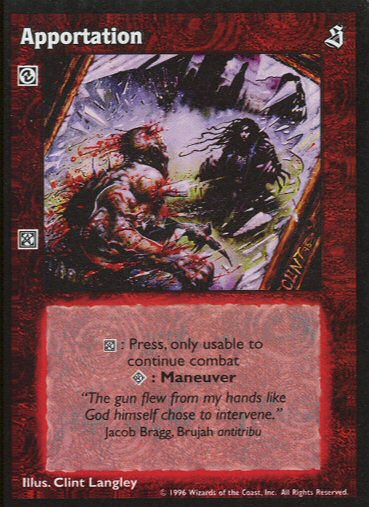 Apportation [Sabbat set] - VTES CCG