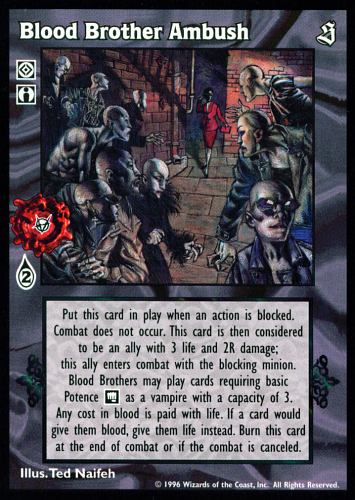 Blood Brother Ambush [Sabbat set] - VTES CCG