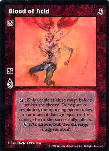 Blood of Acid [Sabbat set] - VTES CCG