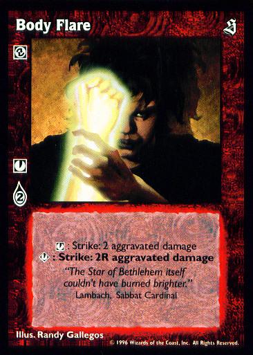 Body Flare [Sabbat set] - VTES CCG
