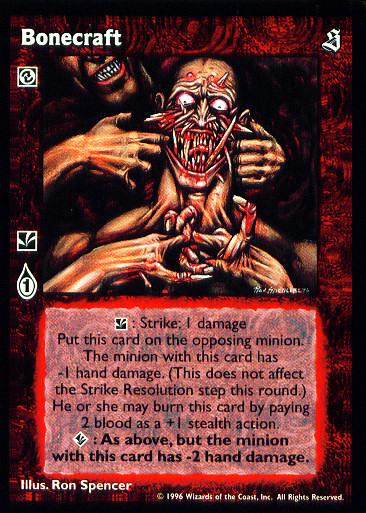 Bonecraft [Sabbat set] - VTES CCG