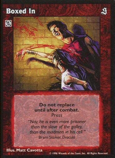 Boxed In [Sabbat set] - VTES CCG