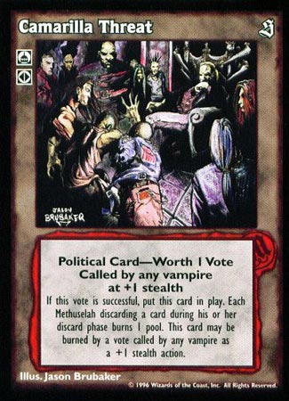 Camarilla Threat [Sabbat set] - VTES CCG