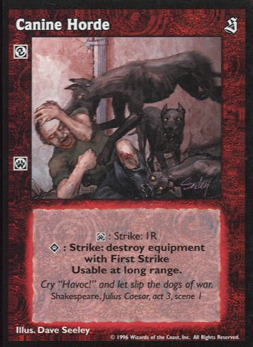 Canine Horde [Sabbat set] - VTES CCG