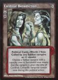 Cardinal Benediction [Sabbat set] - VTES CCG