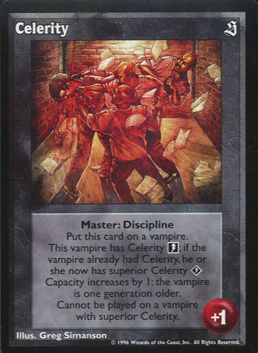 Celerity [Sabbat set] - VTES CCG