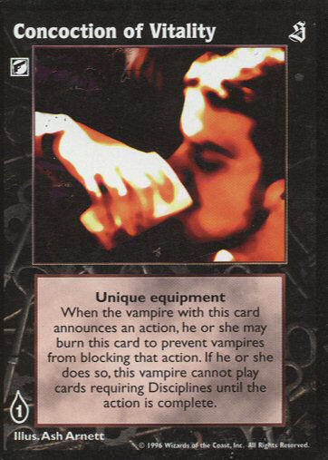 Concoction of Vitality [Sabbat set] - VTES CCG