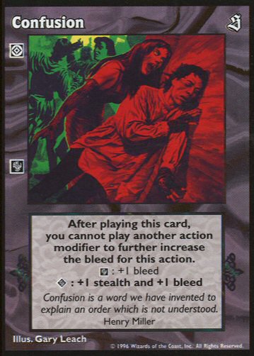 Confusion [Sabbat set] - VTES CCG