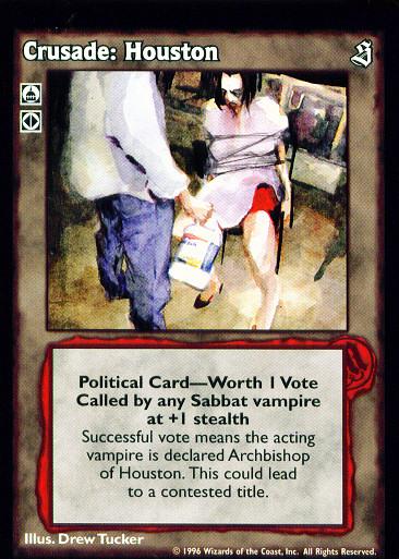 Crusade: Houston [Sabbat set] - VTES CCG