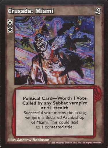 Crusade: Miami [Sabbat set] - VTES CCG